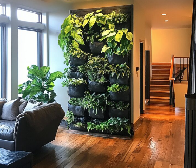 Vantagens de optar por um jardim vertical artificial na sala
